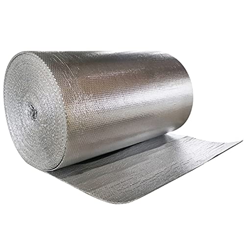 NAKAN Pannello Termoriflettente Termosifoni, Isolamento Termico Tetto Foglio Alluminio Barriera in Alluminio per Vapore per Finestre Pavimento Garage(Size:1x5m(3x16ft))