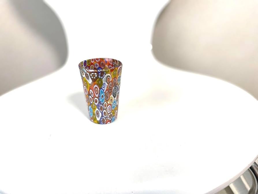 Amazon.co.jp: ミルフィオリ 北一硝子 ヴェネチアンガラス 花器