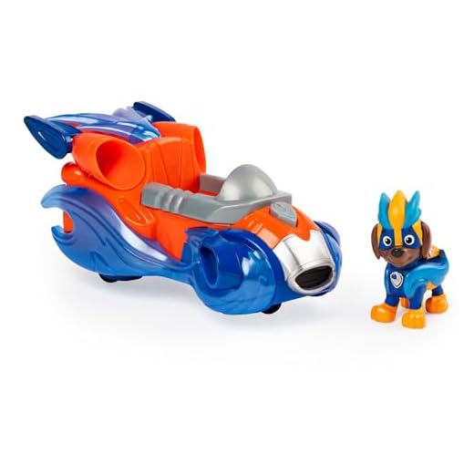 PAW PATROL Mighty Pups Charged Up Zuma’s Deluxe Vehicle with Lights and Sounds