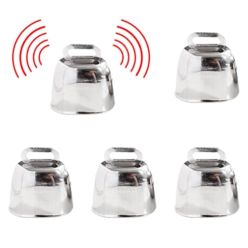 Mini campanelle a forma di mucca, campanelle in metallo per il pascolo, per collare di capra, ornamenti per collare di capra, animali da fattoria, cavallo, pecora, gatti, piccoli animali domestici