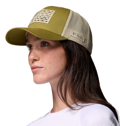 Image of Columbia PFG Fish Flag Mesh Snapback