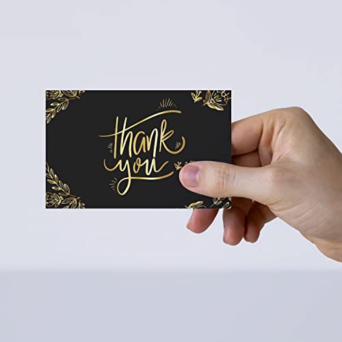 Image of Clickedin - 50 Pieces Thank You Greeting Card Tags for All Occasion