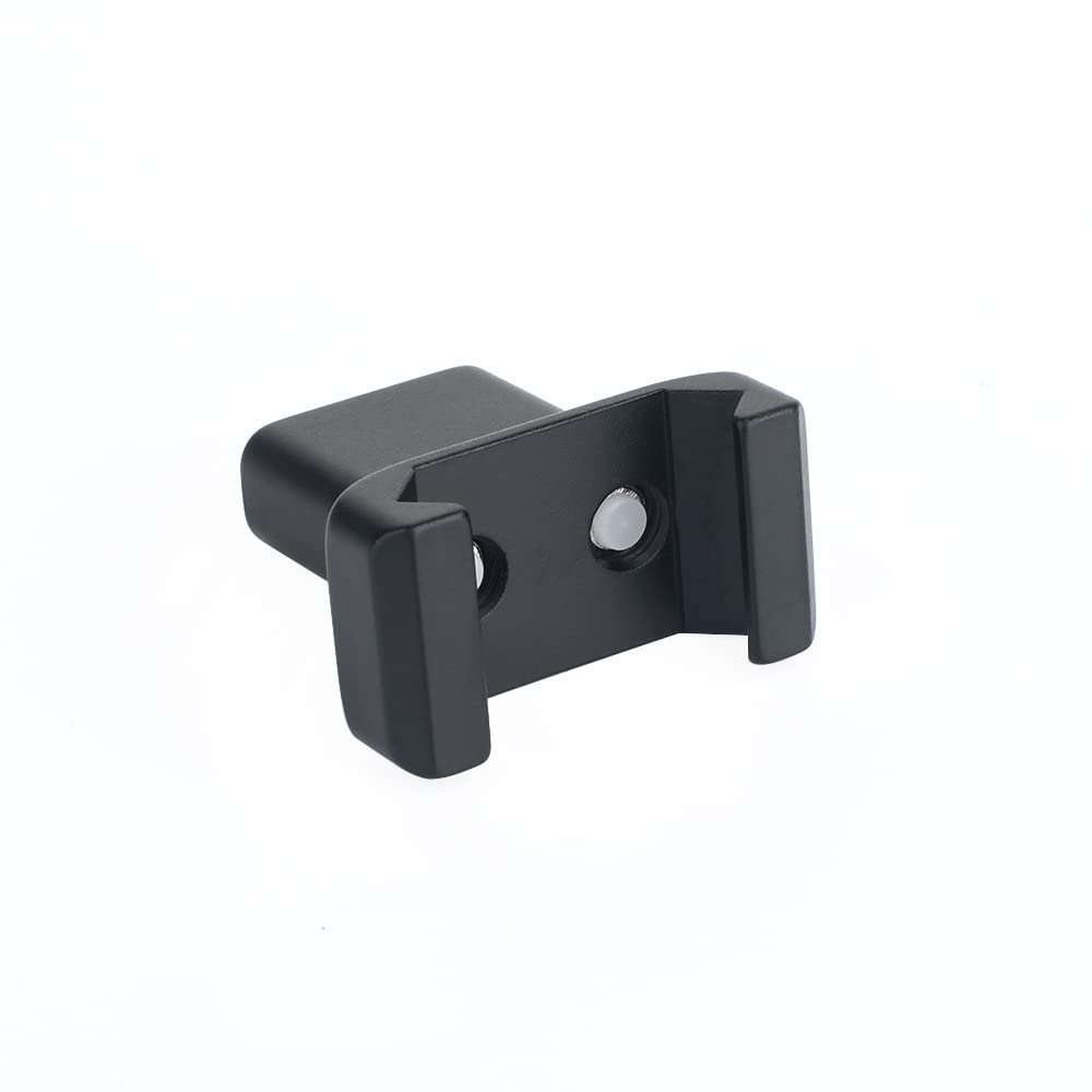 SBGJMY Tactical Finger Stop hand stop Aluminum Front Grip for 20mm Picatinny Rail System, Black - Image 4
