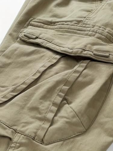 Image of LookMark Men's Cargo Pants Stylish and Comfortable | Men's Cargo Pants with Multiple Pockets | Ideal for Casual Wear, Outdoor Activities, and Everyday Use