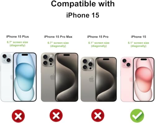 Image of NISHTECH for iPhone 15 (2023) Premium Transparent Hybrid Soft Slim Dust Proof Back Case Cover with Camera Protection