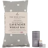 Scentered Lavender Heating Pad & Microwavable Neck Wrap – Aromatherapy Neck Pillow & Sleep Balm Gift Set – Pain Relief for Muscle Aches, Shoulders & Back – Heat Pack & Essential Oil Roll On for Sleep