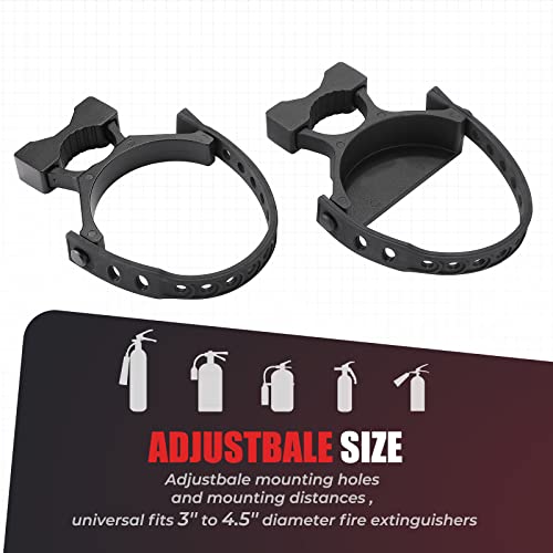 Kemimoto Utv Fire Extinguisher Holder, Adjustable Quick Release Roll Bar Fire Extinguisher Mount Compatible With Polaris Rzr Can Am X3 Compatible With Kawasaki Teryx #TOP1