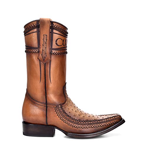 Cuadra Men's Western Boot In Genuine Ostrich Leather Brown 6 #TOP27