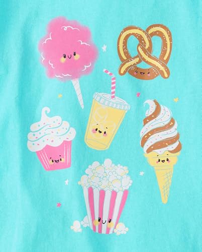 Image of The Children's Place Girls' Short Sleeve Graphic T-shirts (5-Pack)