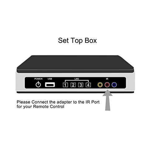 Uxcell Ir Infrared Emitter Extension Cable 9.8Ft Long 45 Degree Emission Angle 3.5Mm Jack Dual Black Head 5Pcs #TOP3