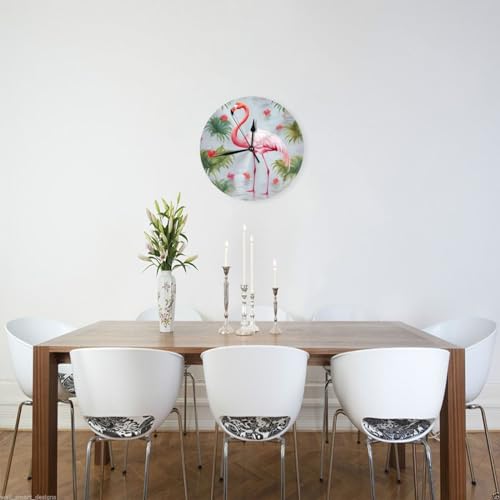 Horloge murale silencieuse blanche pour bureau moderne et salon