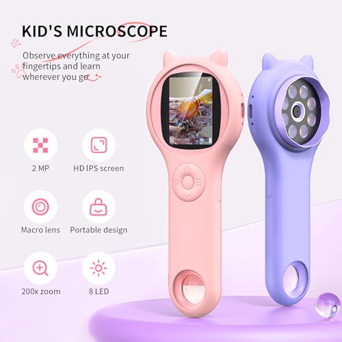 Ashfly INSKAM355 Microscope For Kids - Mini Pocket Handheld Microscope thumb #1