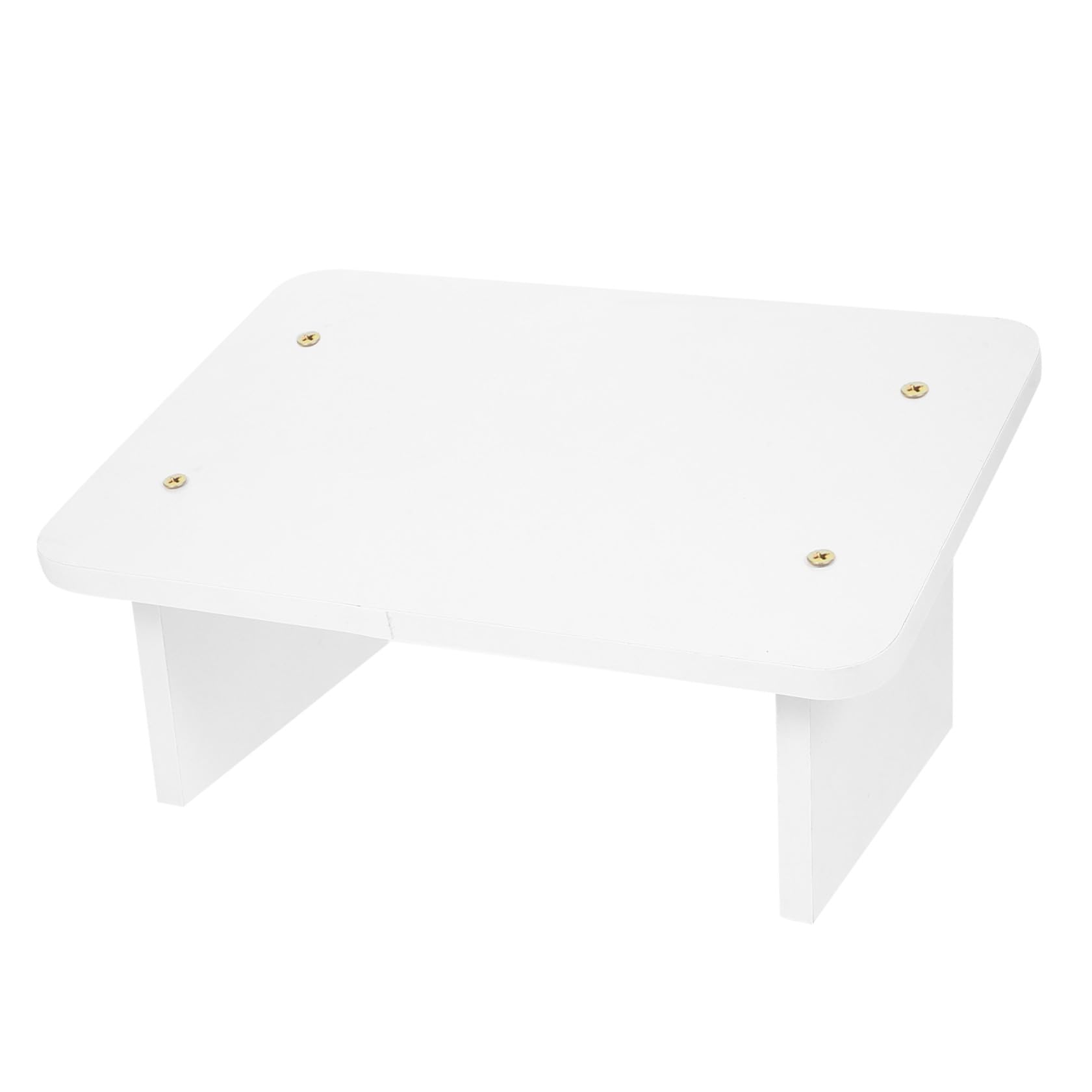 CALLARON Tapis Repose-Pieds de Bureau 30 Cm Incliné Couleur Blanc Chaud, Marchepied Ergonomique en Matériau Solide, Accessoire sous Table pour Bureau et Maison