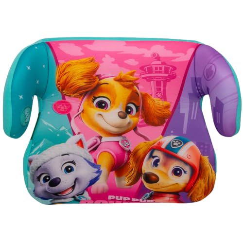 Paw Patrol Asiento de coche, silla para niño, soporte de viaje para niñas 22-36 kg, 125-150 cm (Paw Patrol)