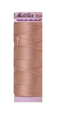 Hilo de algodón Mettler Silk-Finish, 150 m, color Teaberry miniatura 1