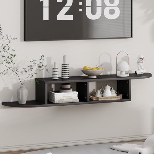 4 EVER WINNER Floating TV Stand with Storage, 55" Floating