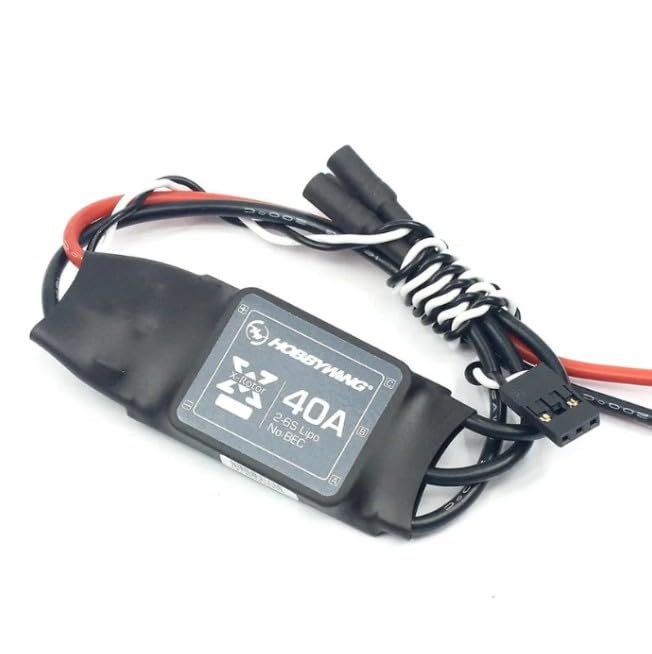 Robocraze Hobbywing Xrotor 40A Brushless ESC β High-Performance BLDC Electronic Speed Controller for DIY Multicopter Drones with Fast Throttle Response and 621Hz Refresh Rate 1