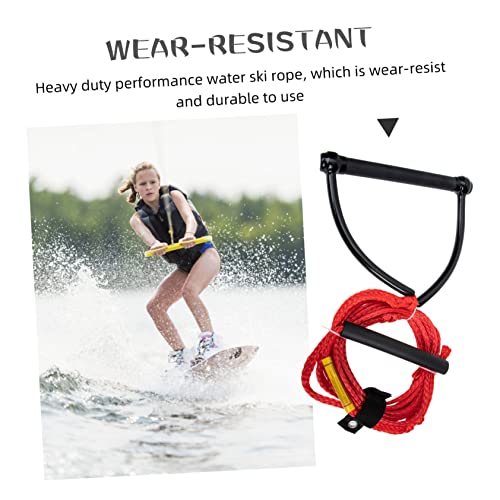 Mipcase 2pcs Water Ski Rope Wakeboarding Water Skiing Rope Water Sports Snow Cable Tow Rope for Tubing Boat Tube Rope Bungee Skis Hook Floating Surf Rope Inflatable Kayak Puller Aluminum - Thumbnail 7