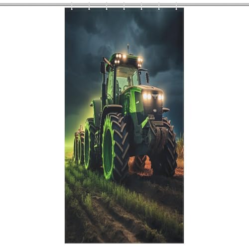 Rideau de douche tracteur 92x183 cm en polyester imperméable - 7