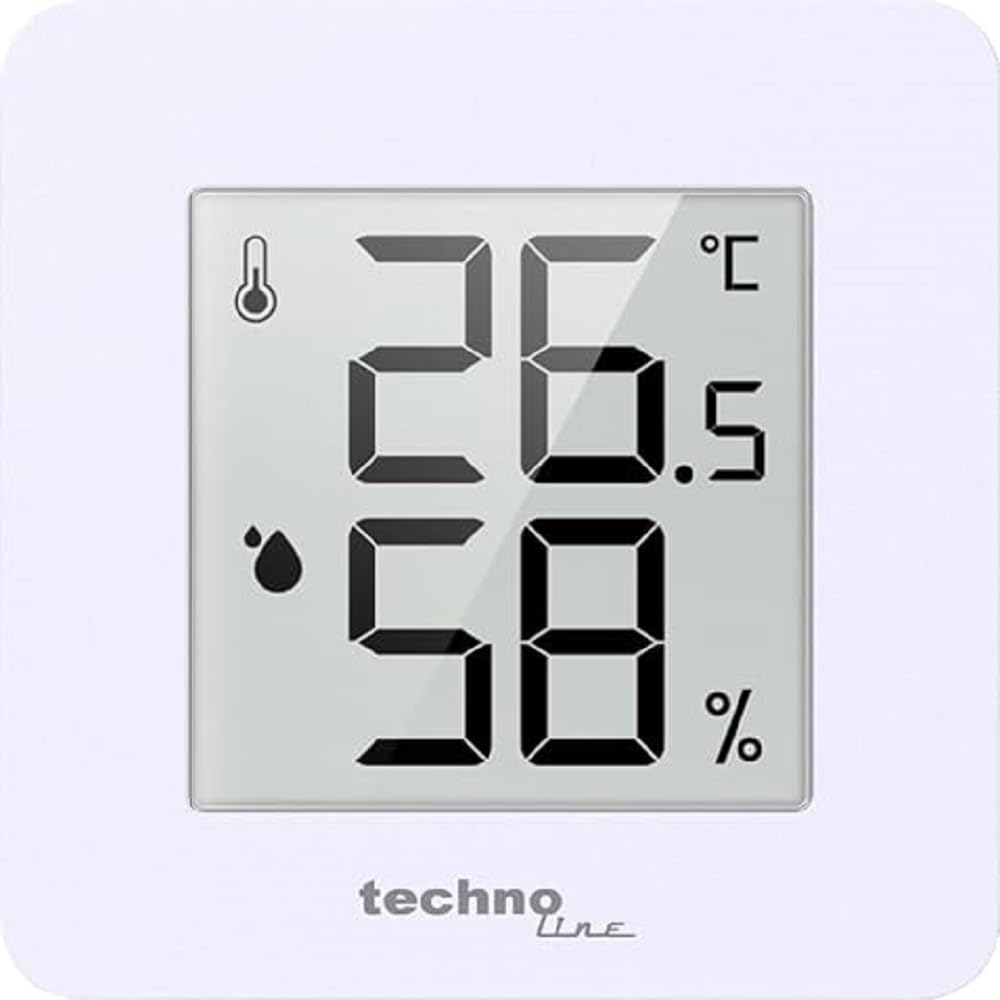 Thermomètre hygromètre compact WS9475 pour éviter l'humidité et réguler le chauffage