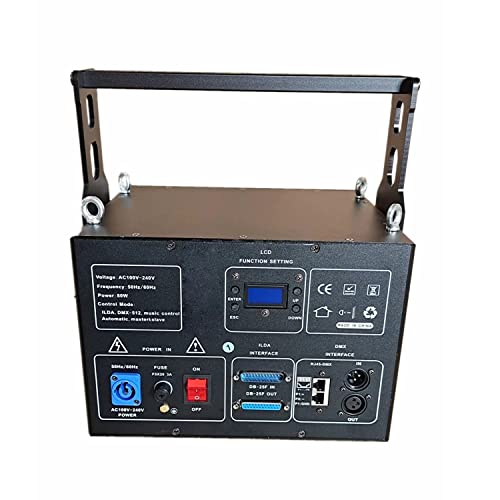 Image of JUNMAN 3W RGB Full Color Animation Stage Effect Light DJ Disco Stage Lights | Stage Beam Lights for Party Wedding Event Lighting Show