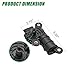 KUTTOLE Engine Intake Manifold Runner Control Motor Valve for 2008-2013 Hyundai Sonata Tucson Santa Fe, 2010-2013 Kia Forte Forte5 Forte Koup Sorento, Replace 911-922 Intake Manifold Actuator