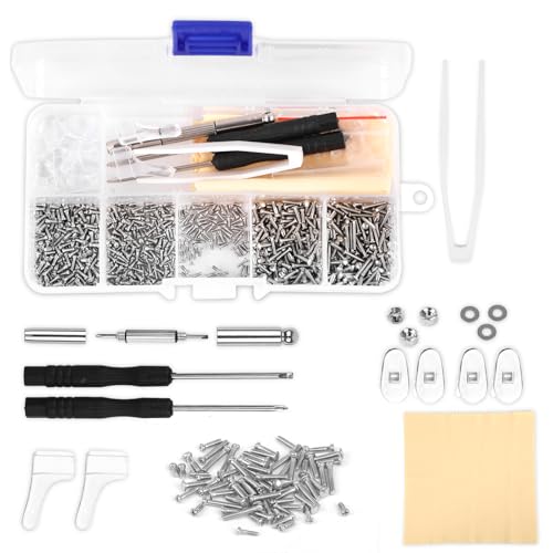 1000 PCS Glasses Screws Repair Kit