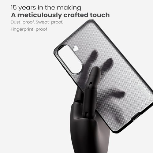 Image of Nilkin Slim Matte Series case for Samsung Galaxy S26 Plus (S26-Plus), Shockproof and Scratch-Resistant, Lightweight Case (Transparent Black, S26 Plus)