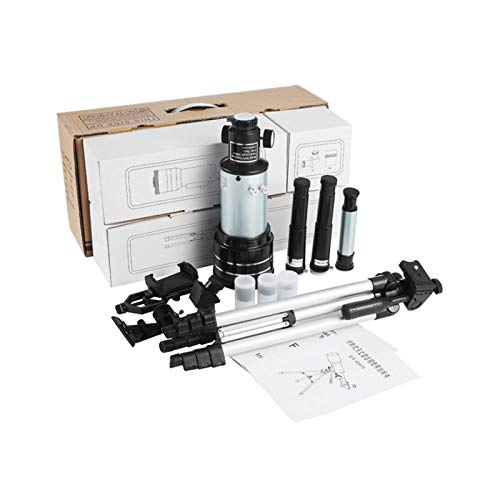 Telescopio portátil refractor para principiantes con trípode ajustable miniatura 7