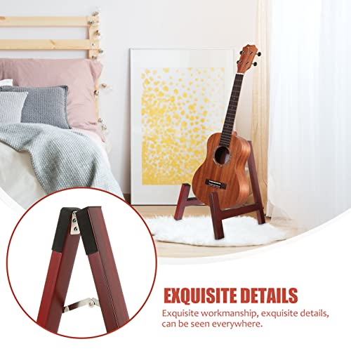 Vaguelly Cadre en Bois Support De Guitare Basse Stand De Guitare Classique Étagère Ukulélé Domestique Présentoir De Guitare Support De Ukulélé Stand De Banjo Accessoires Coton Mousse Pliant - Les Beatles, Paul McCartney, John Lennon, RIngo Starr, George Harrison Vaguelly Cadre en Bois Support De Guitare Basse Stand De Guitare Classique Étagère Ukulélé Domestique Présentoir De Guitare Support De Ukulélé Stand De Banjo Accessoires Coton Mousse Pliant – Image 4