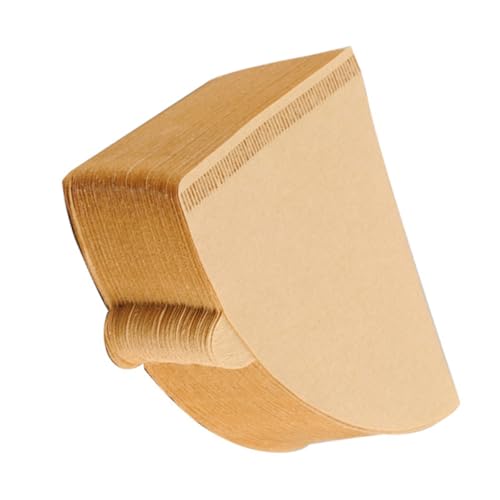 ULTECHNOVO Filtros de Café de Papel Cónico Desechables 100 Piezas, Tamaño V para Filtro de Cono, Suministro de Café Práctico para Cafeteras Manuales y Vertido, Uso Doméstico y Cafetería