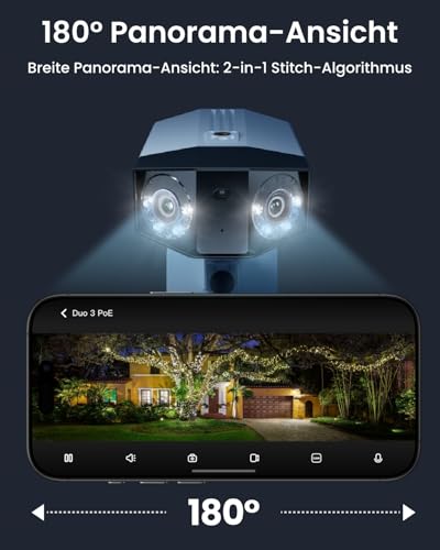 Reolink-16MP-UHD-Dual-Objektiv-PoE-Uberwachungskamera-ausen-mit-180-Panoramaansicht-Bewegungsspur-Farb-Nachtsicht-Personen-Fahrzeug-Tiererkennung-2-Wege-Audio-247-Aufzeichnung-Duo-3-PoE | Dealmeister.io Alt tag für bilder post titel