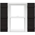 Mid America Board and Batten 14" 4 Board Joined Vinyl Standard Shutter (1 Pair) - 14 x 67 002 Black