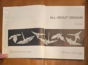 Hardcover All about origami Book