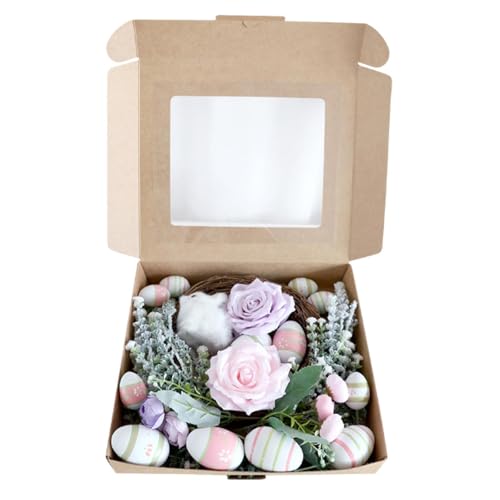 Kit couronne de Pâques à fabriquer pour porte et table - 3