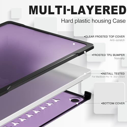 Funda MacBook Pro 13 M2 carcasa protectora dura A2338 doble capa TPU 7