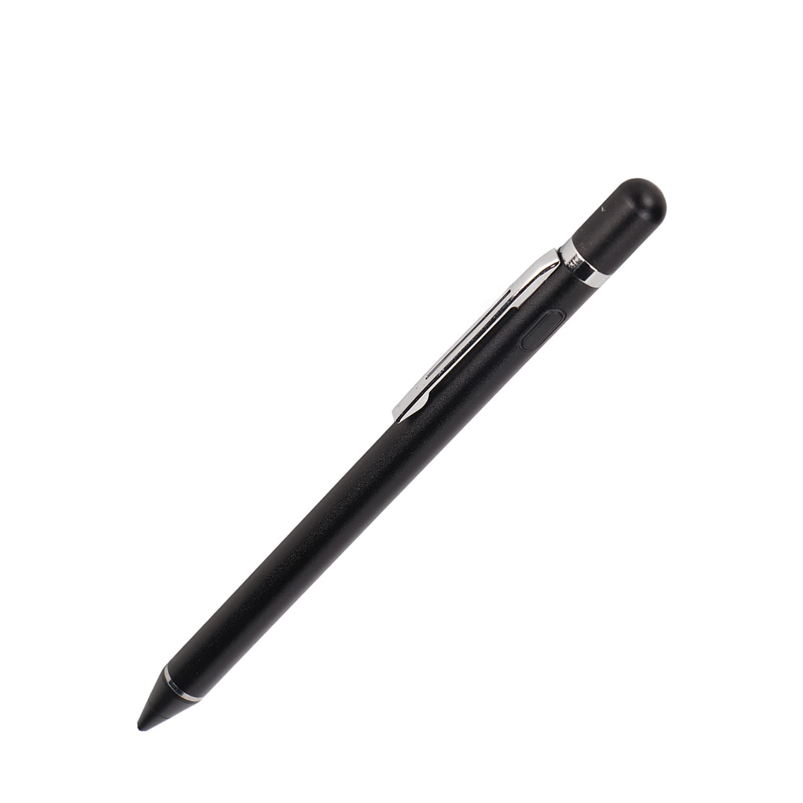 Lápiz óptico, Lápiz Digital Activo de Punta Fina, Fácil de Usar, Portátil para Dibujar (Black)