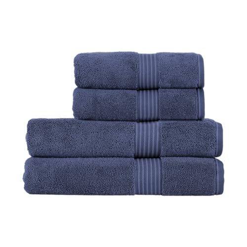 Christy Supreme Hygro Towel Sets | 2 Hand 2 Bath Sheets | Stormy Blue