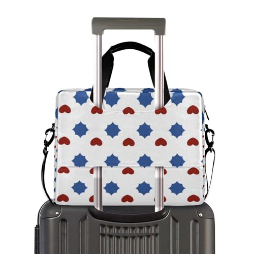 Funda para Laptop 15.6 pulgadas con Asa y Correa Roja y Azul miniatura 4