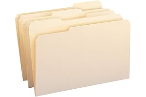 Premium Smead Legal Size Manila File Folders -- Stay Organized and Protect Documents