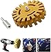 Unifizz Decal Removal Eraser Wheel Tool Kit Decal Eraser Wheel for Pinstripe Graphic Vinyl Sticker 100mm
