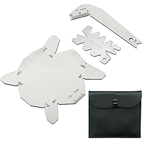 3pcs/Set Drill Bits Angle Gauge Dirll Sharpener Tools S/S Inspection Angle Gage Cover