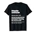 Herren Beruf Sprüche Schuhmacher Definition Orthopädieschuhmacher T-Shirt