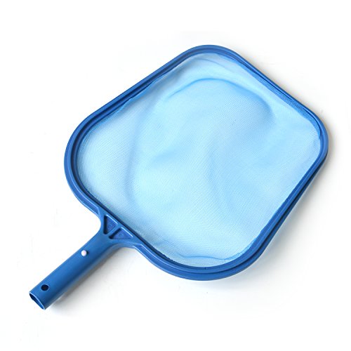 IEBIYO Pool Skimmer, Durable Nylon Micro-Mesh Pool Skimmer Leaf Net with Thick and Well Made Plastic Frame Fits Most Standard Pole for Swimming Pool Cleaning(Plastic Frame)