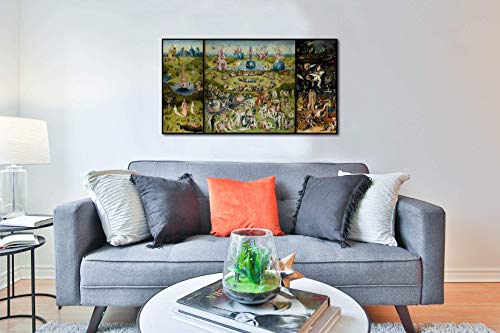 Nakbinx Wooden Jigsaw Puzzles For Adults 1000 Piece - The Garden Of Earthly Delights Puzzle By Hieronymus Bosch Puzzle Triptych Painting Large Paper Poster Reference Gift For Teens Toy For Kids #TOP5