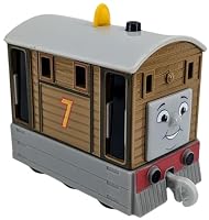 Thomas & Friends Fisher-Price Toby Metal Diecast, All Engines Go, Push-Along Toy Train for Preschool Kids Ages 3+, HTN28