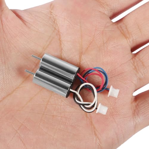 XIITIA 4pcs 716/7x16mm Motor 19000KV Insane Tiny Whoop Drone Frame Brushed Motors 6CW 6CCW Coreless Motor with JST-1.25 Connector for Model Aircraft/UAV/Quadcopter/Toy Aircraft, etc