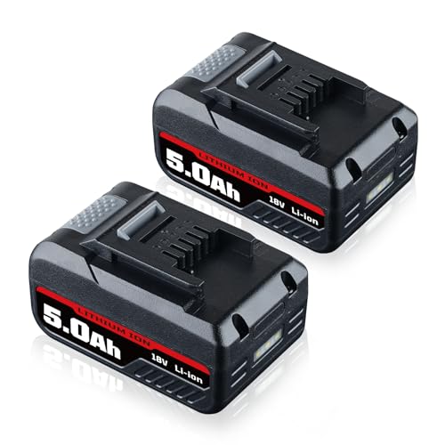 ZEERISA 5.0Ah 18V Battery Compatible with 18V battery X-Change H Power Replacement for Power X-Change X-ChangeH PXC Cordless Tools Upgraded Capacity 2 Pack