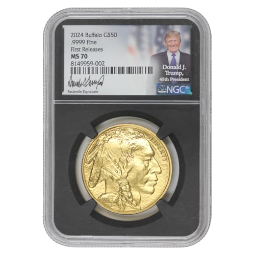 2024 1 oz American Gold Buffalo Coin MS-70 $50 NGC MS70