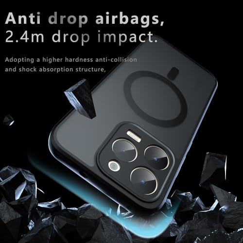 Image of Mobile Back Cover for Realme Narzo 90 / Realme 15T 5G / Poco M8, Cover Matte PC Back + TPU Bumper Shockproof Magnetic Support Phone Cover (Realme 15T)